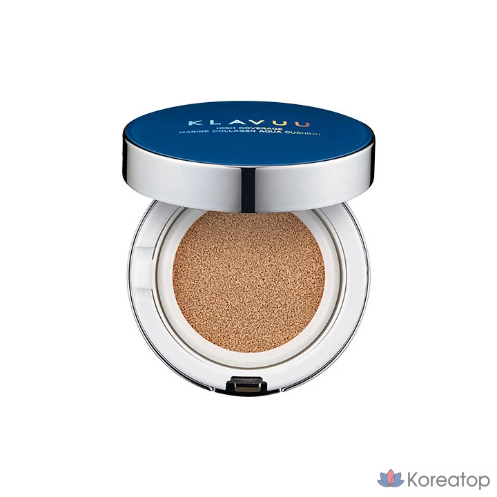 Кушон Klavuu Blue Pearlsation High Coverage Marine Collagen Aqua Cushion, оттенок 23, 12 г, 1 шт.