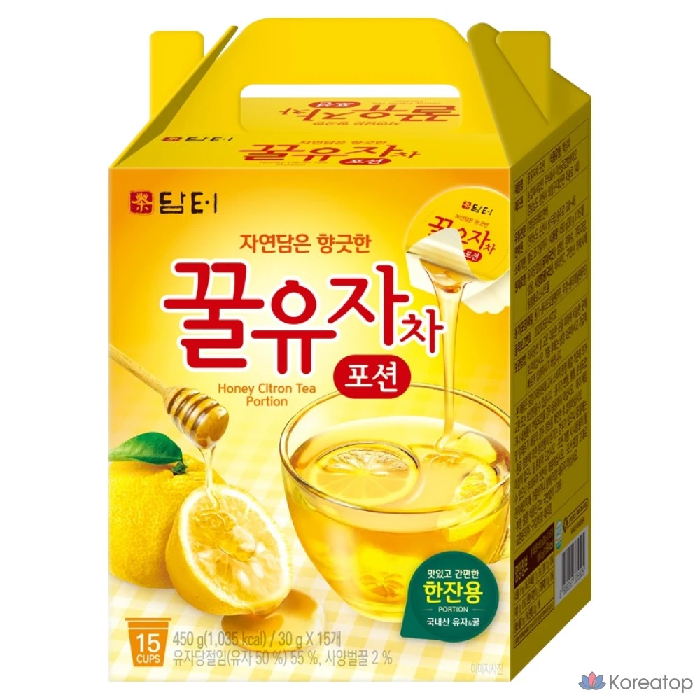 Чай Damtuh Honey Citron Tea Portion, 30 г, 15 шт.