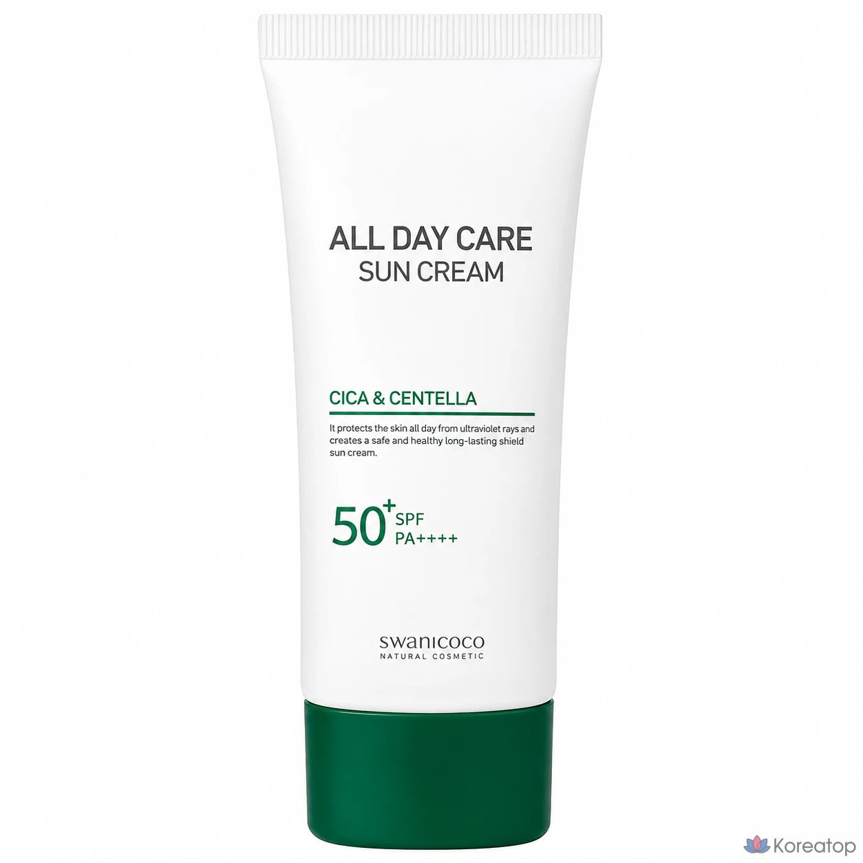 Солнцезащитный крем Swanicoco All Day Care Cica &amp; Centella Sun Cream SPF50+ PA++++, 50 мл, 1 шт.