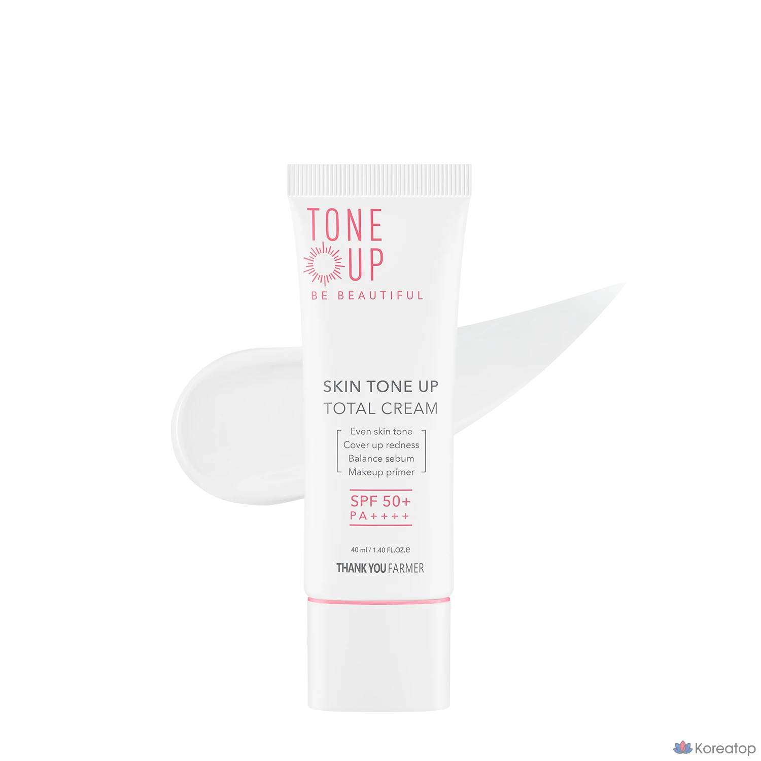 Тонер Thank You Farmer Skin Tone Up Total Cream, 40 мл, 1 шт.