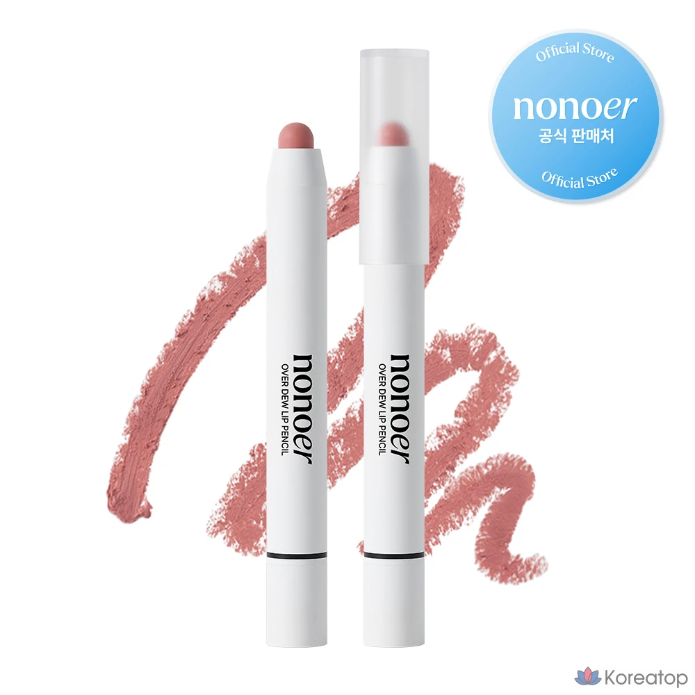 Тинт для губ NONOER Overdue Lip Pencil, оттенок 006 Veiled Peony Pink, 1 шт.