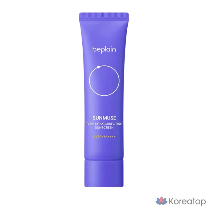 Тонизирующий и корректирующий солнцезащитный крем Biplane Sun Muse SPF50+ PA++++, 50 мл, 1 шт
