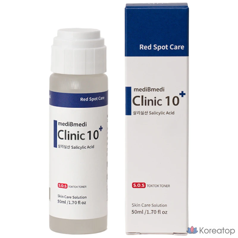 Тонер MediB Clinic Ten Plus Spot Care Skin Clinic 10, 50 мл, 1 шт.