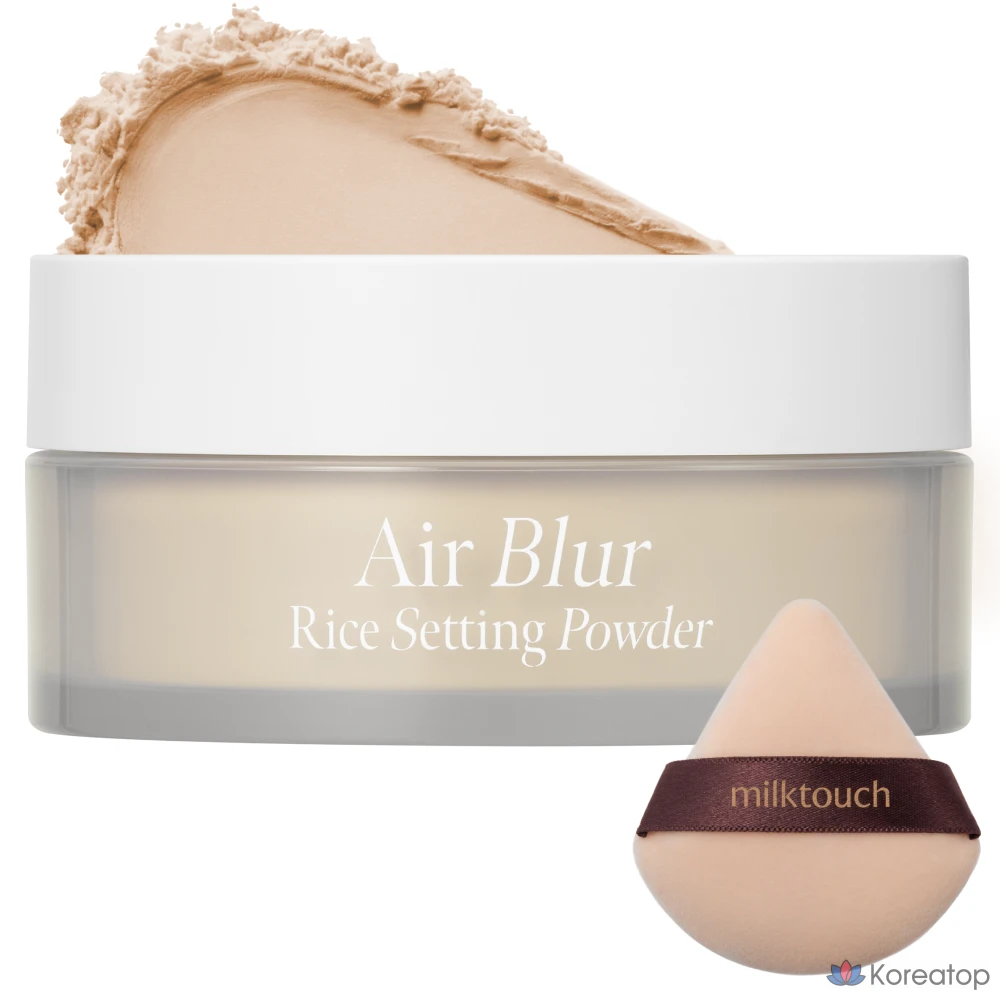 Пудра Milk Touch Air Blur Rice Setting Powder Mini, оттенок Transparent, 8 г, 1 шт.