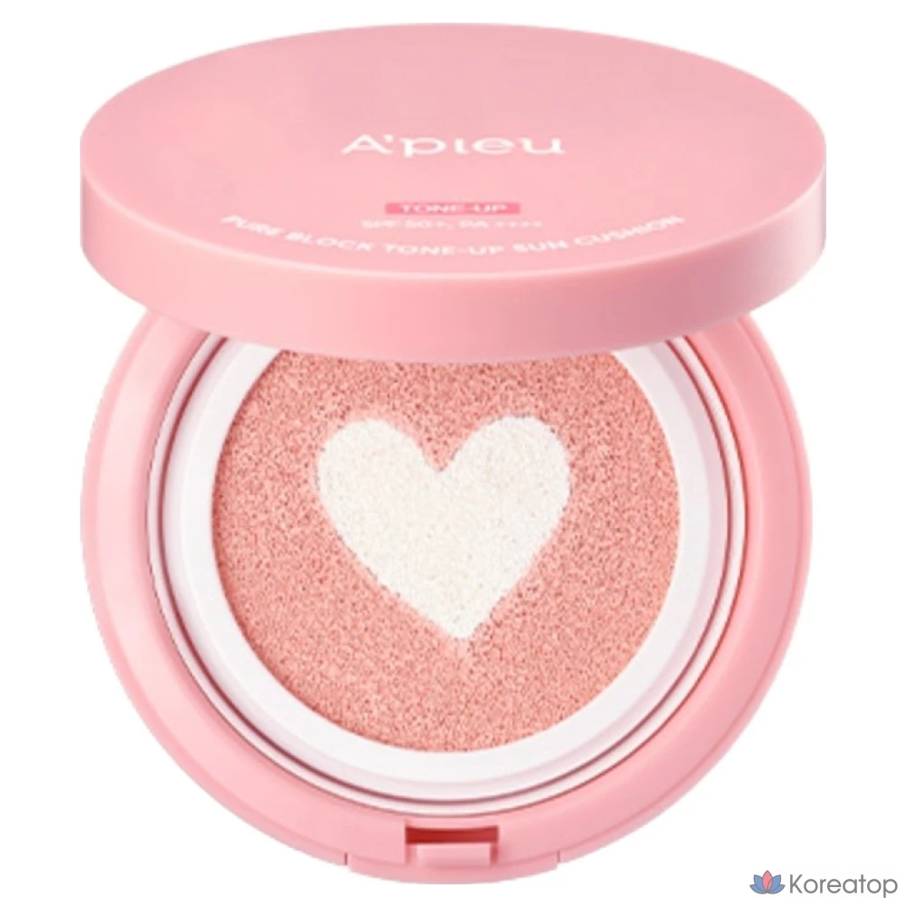 Солнцезащитный кушон A'Pieu Pure Block Tone-Up Sun Cushion SPF50+ PA++++, 11 г, 1 шт.