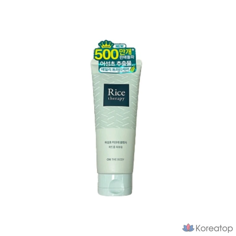 Пенка для умывания On The Body Rice Therapy Heartleaf Acne Foam Cleanser, 150 г, 1 шт.