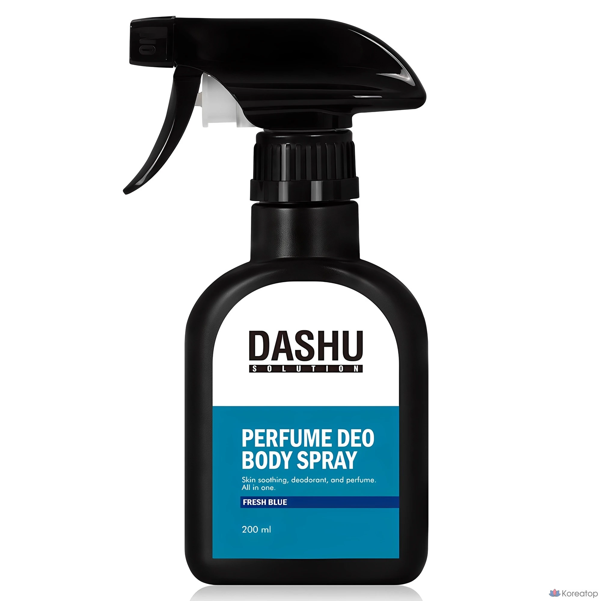 Дезодорант-спрей для тела DASHU Solution Perfume Deo Body Spray Fresh Blue, 200 мл, 1 шт.