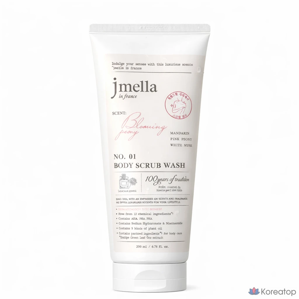 Скраб для тела Jmella In France Blooming Peony Body Scrub Wash, 200 мл, 1 шт.