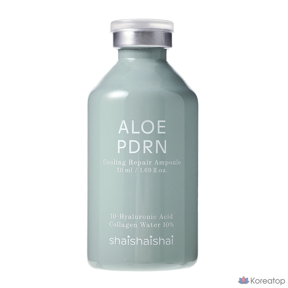 Ампульная сыворотка SHAISHAISHAI Aloe POLN Cooling Repair Ampoule, 50 мл, 1 шт.
