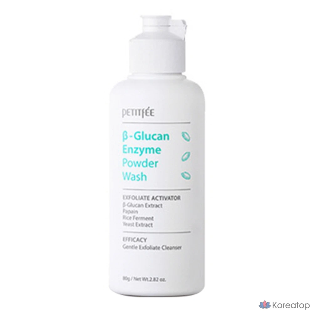 Пилинг-пудра для умывания Petitfee Beta Glucan Enzyme Powder Wash, 80 г, 1 шт.