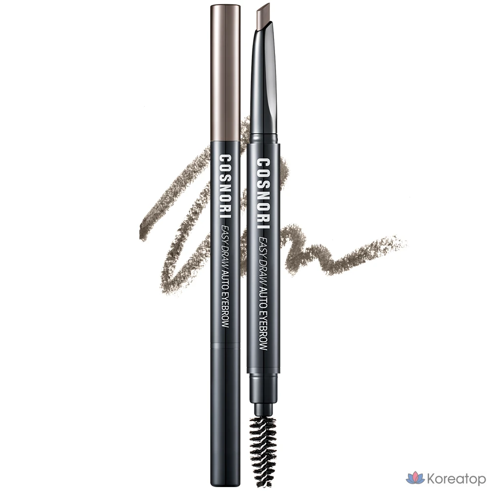 Карандаш для бровей Cosnori Easy Draw Eyebrow Auto Pencil, оттенок Dark Choco, 0.3 г, 1 шт.