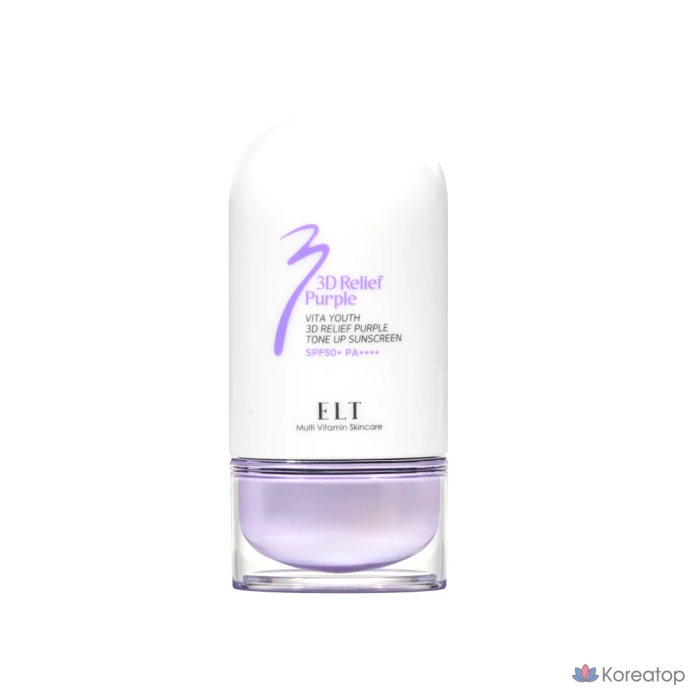 Солнцезащитный крем ELT Vita Youth 3D Relief Purple Tone-up, 50 мл, 1 шт.