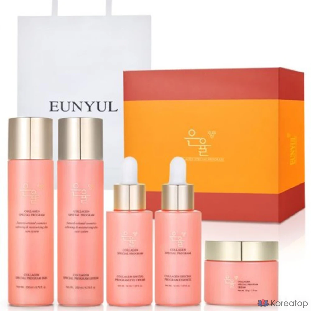 Набор для ухода Eunyul Collagen 5-piece Set, 4 шт.