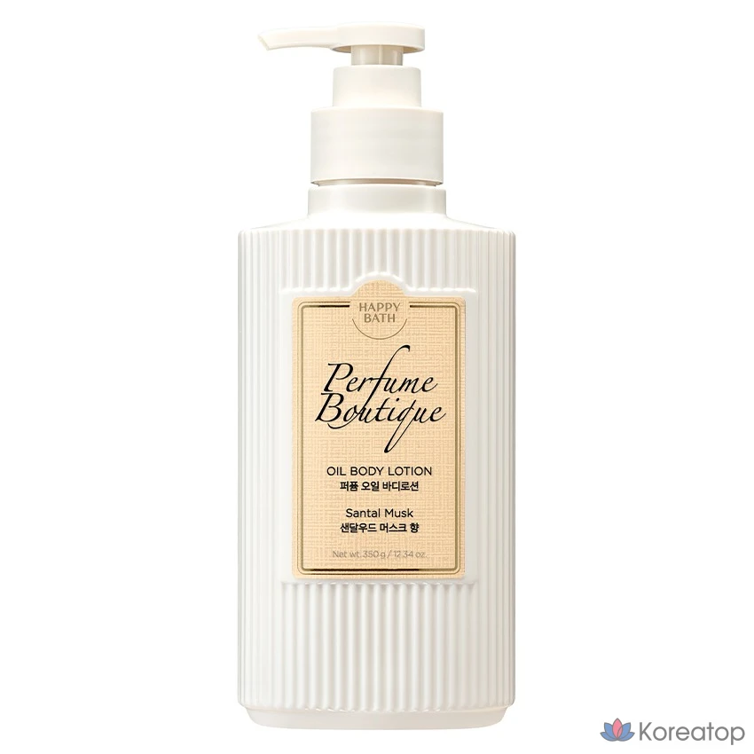 Масло для тела Happy Bath Perfume Boutique Oil Body Lotion Sandalwood Musk, 350 г, 1 шт.