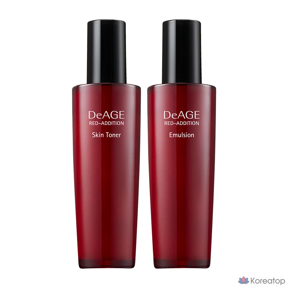 Набор для ухода Charmzone D'Age Red Edition 2-piece Set (Toner 120 ml + Emulsion 120 ml), 1 шт.