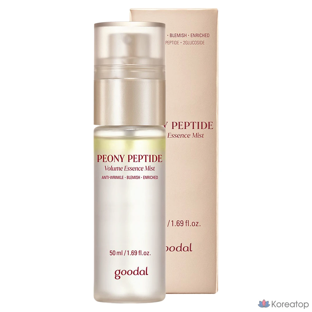 Эссенция-мист Goodal Peony Peptide Wrinkle Essence Mist, 50 мл, 1 шт.