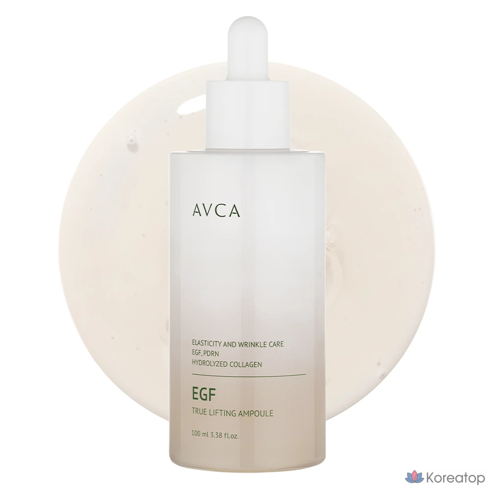 Ампульная сыворотка AVCA True Lifting EGF Elasticity Ampoule, 100 мл, 1 шт.