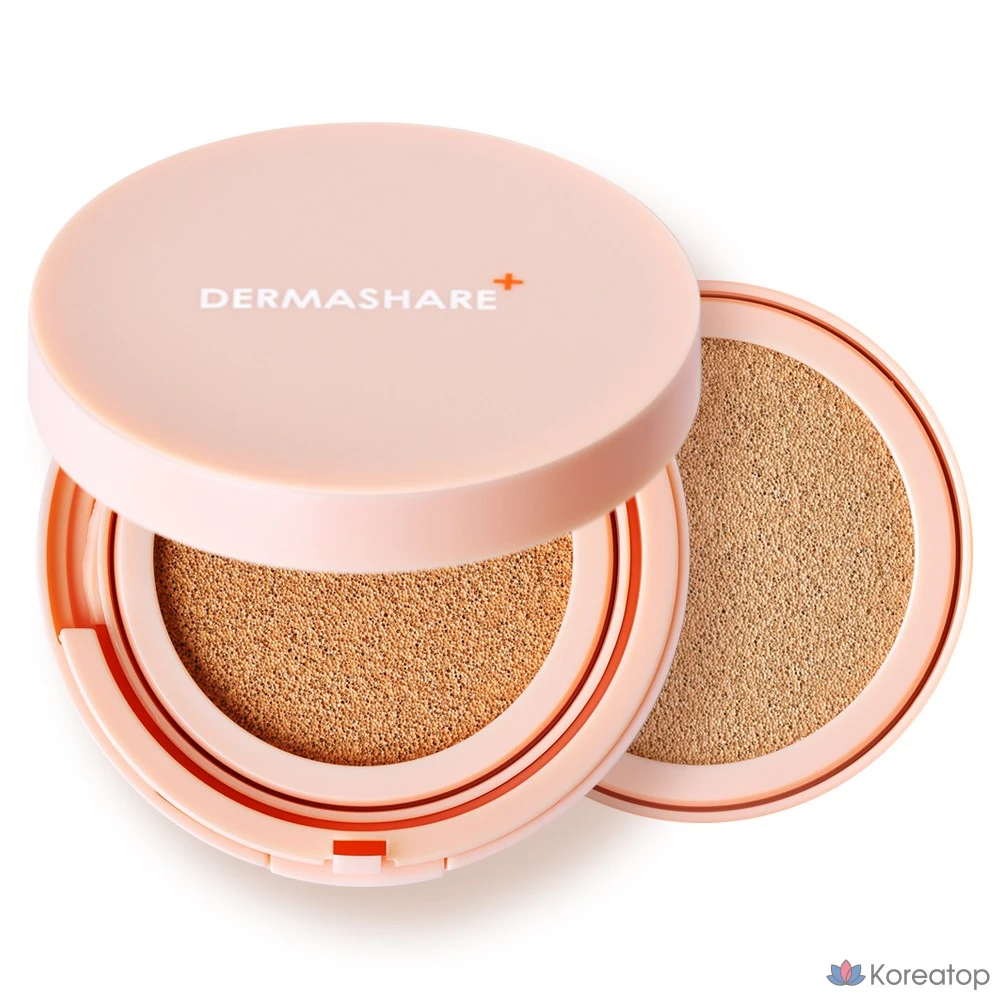 Кушон Dermashare Propolis 25% Longwear Essence Serum Glow Moisture Calming Cushion Foundation, оттенок 21, 15 г + 15 г, 2 шт.