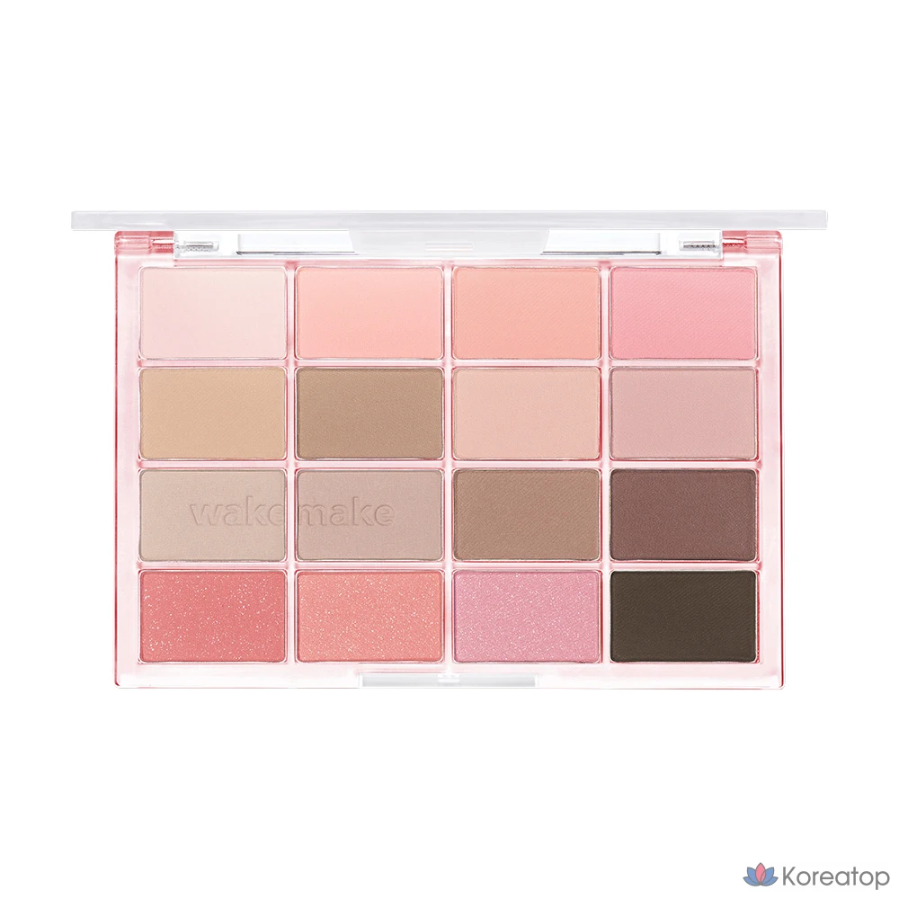 Палетка теней для век WAKEMAKE Soft Blurring Eye Palette, оттенок 25 Healthy Coral Blurring, 1 шт.