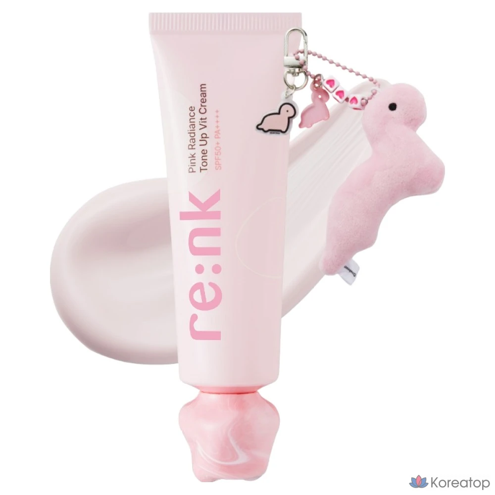 Крем для лица Re:Nk Radiance Tone Up Light Cream SPF50+ PA++++, оттенок Pink, 50 мл, 1 шт.