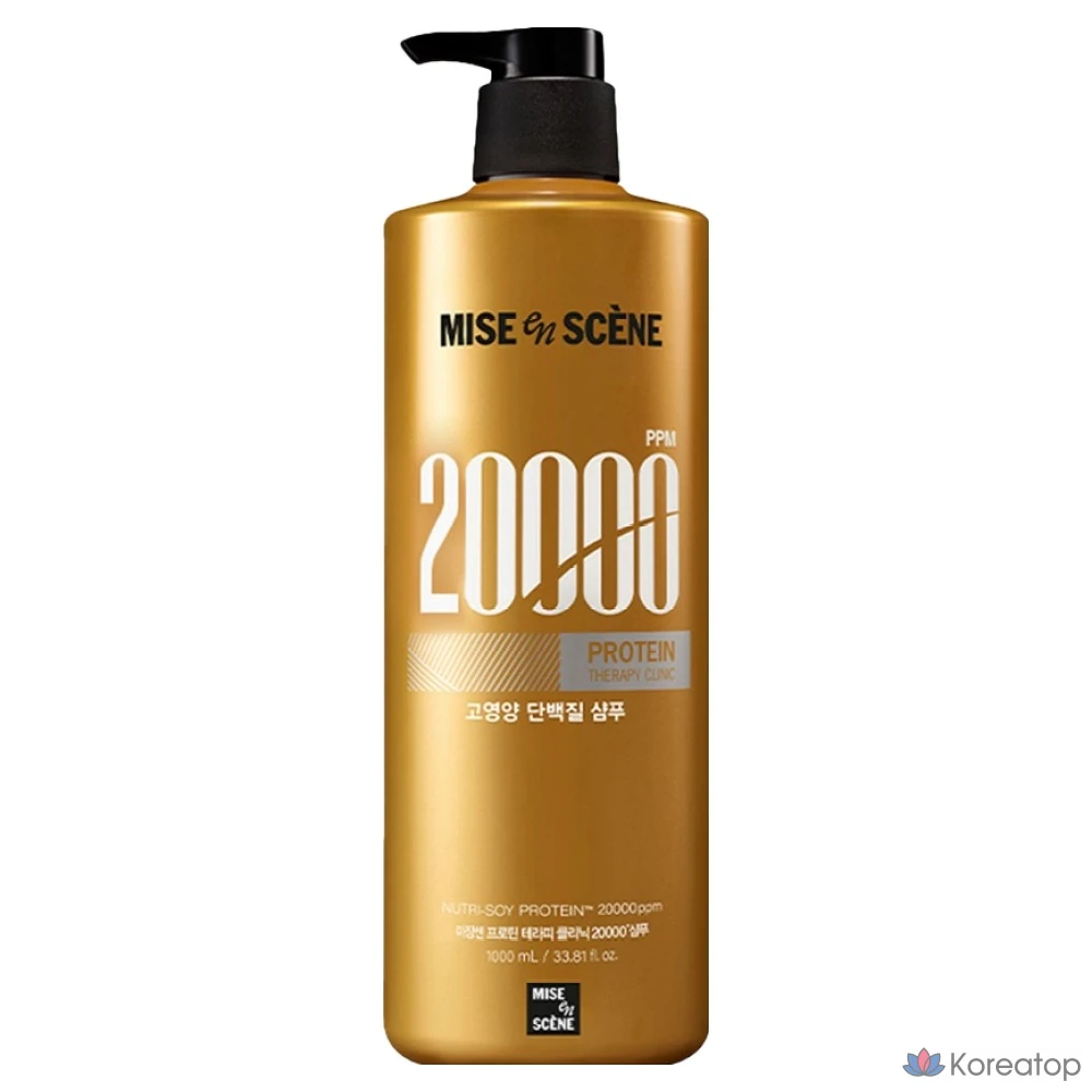 Шампунь Mise en Scene Protein Therapy Clinic 20000, 1 л, 1 шт.
