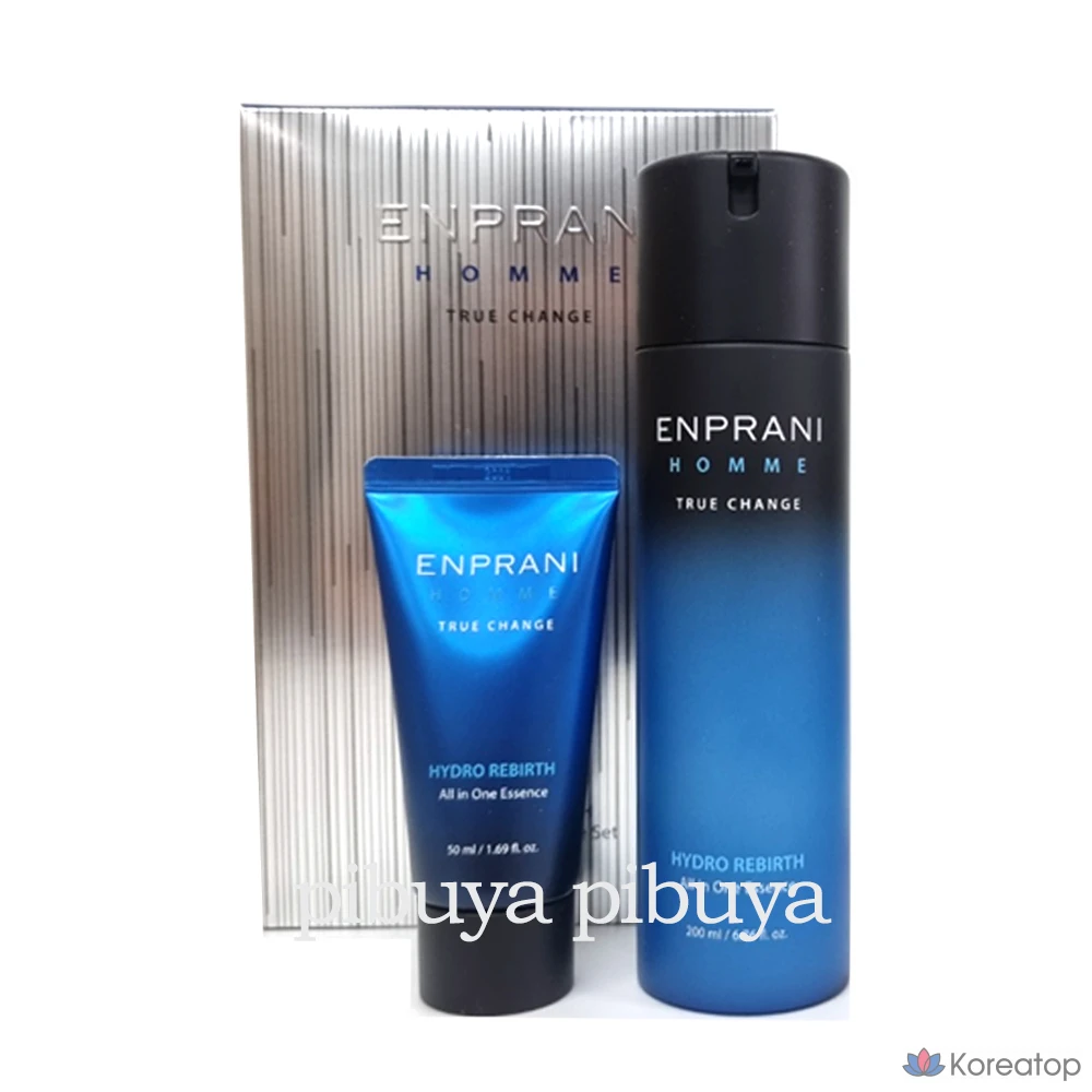 Набор для ухода Enprani Homme Hydro Reverse All-in-One Essence Set, 1 шт.