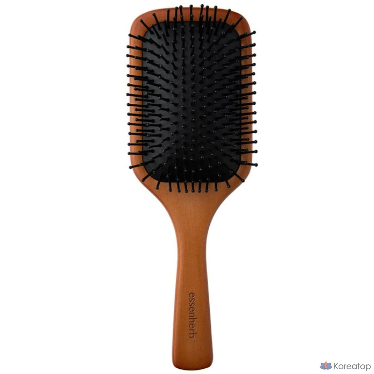 Деревянная расческа-щетка EssenHerb Wood Paddle Brush, коричневый, 1 шт.