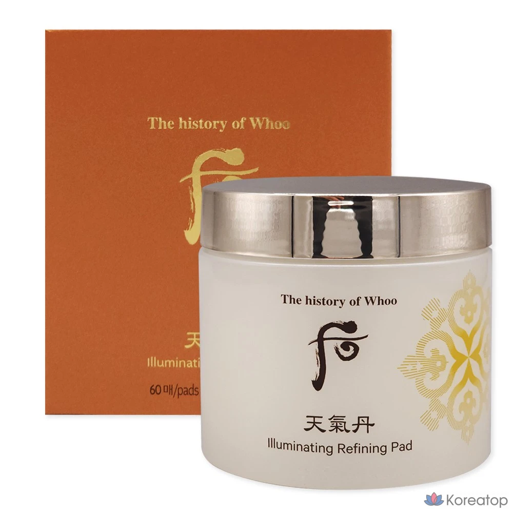 Пилинг-пэды THE HISTORY OF WHOO Cheongidan Hwahyun Refining Pad, 160 мл (60 шт.), 1 шт.