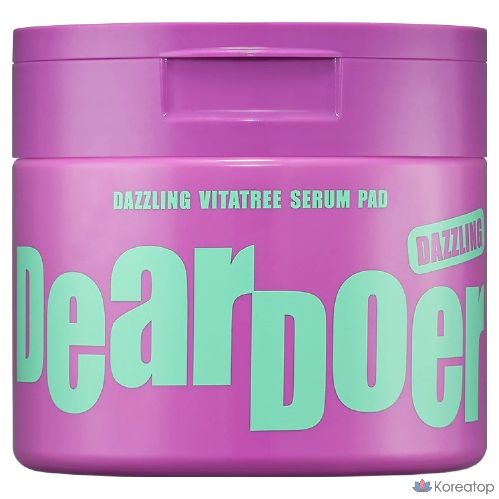 Сыворотка-пэды Dear Doer Dazzling Vit Tree Vitamin C Serum Pad, 70 шт.
