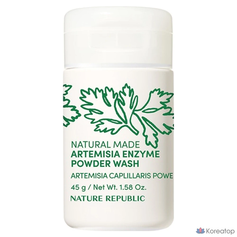 Пенка для умывания Nature Republic Natural Made Artemisia Enzyme Powder Wash, 45 г, 1 шт.