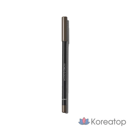 Карандаш для бровей The Saem Eco Soul Wood Brow, оттенок 04 Black, 1.8 г, 1 шт.
