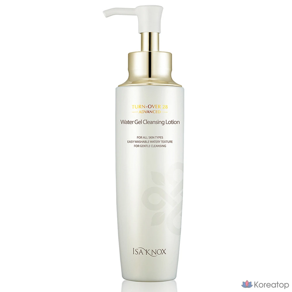 Гель для умывания Isa Knox Turnover 28 AD Advanced Water Gel Cleansing Lotion, 180 мл, 1 шт.