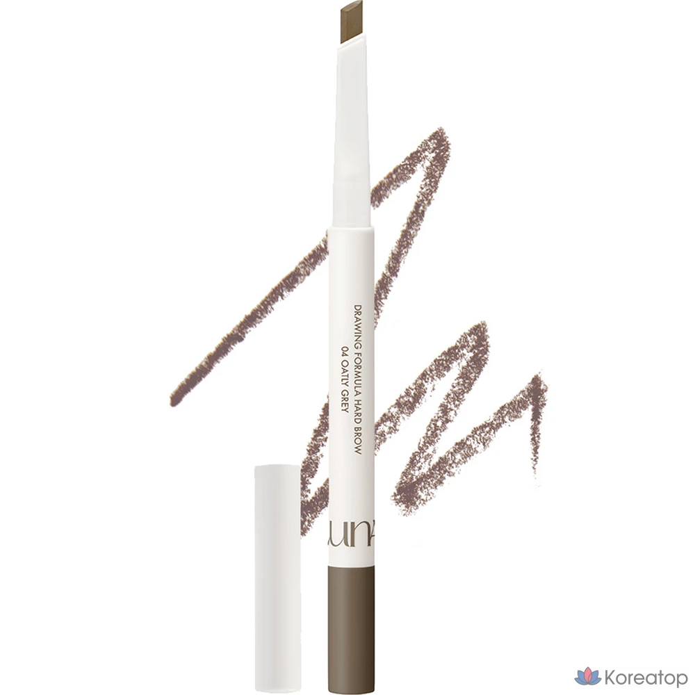 Карандаш для бровей Luna Drawing Formula Hard Eyebrow Auto Pencil, оттенок 04 Oatley Gray, 0.3 г, 1 шт.