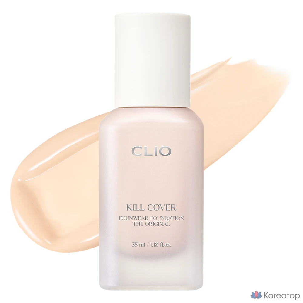 Тональный крем Clio Kill Cover Founwear Foundation The Original, оттенок 19N Porcelain, 35 мл, 1 шт.