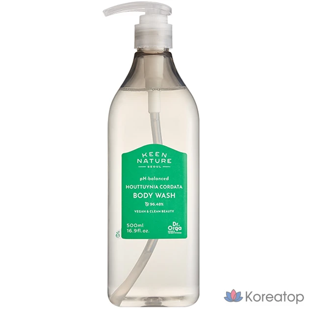 Гель для душа Dr. Orga Low pH Houttuynia Cordata Body Wash, 500 мл, 1 шт.