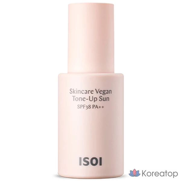 Солнцезащитный крем Isoi Skincare Vegan Tone-up Sun Cream SPF38 PA++, 40 мл, 1 шт.