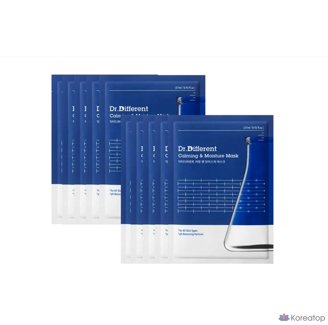 Тканевая маска для лица Dr. Different Calming & Moisture Mask Sheet, 10 шт.
