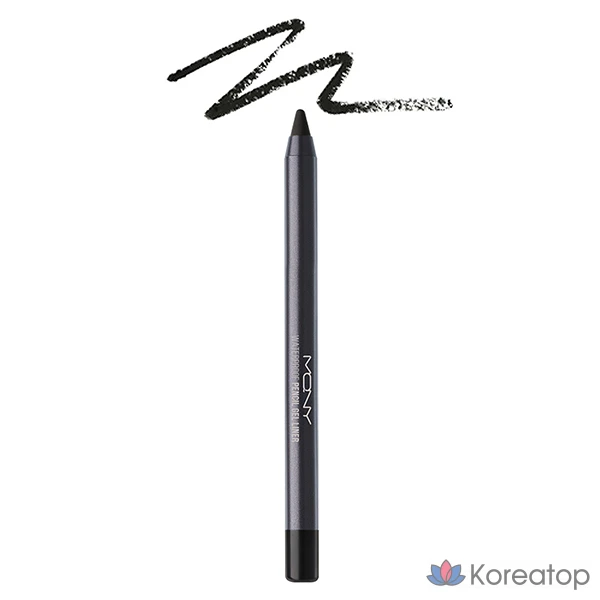 Подводка для глаз Mqny Waterproof Pencil Gel Liner, оттенок 1 Smoky Roasting Latte, 1.7 г, 1 шт.