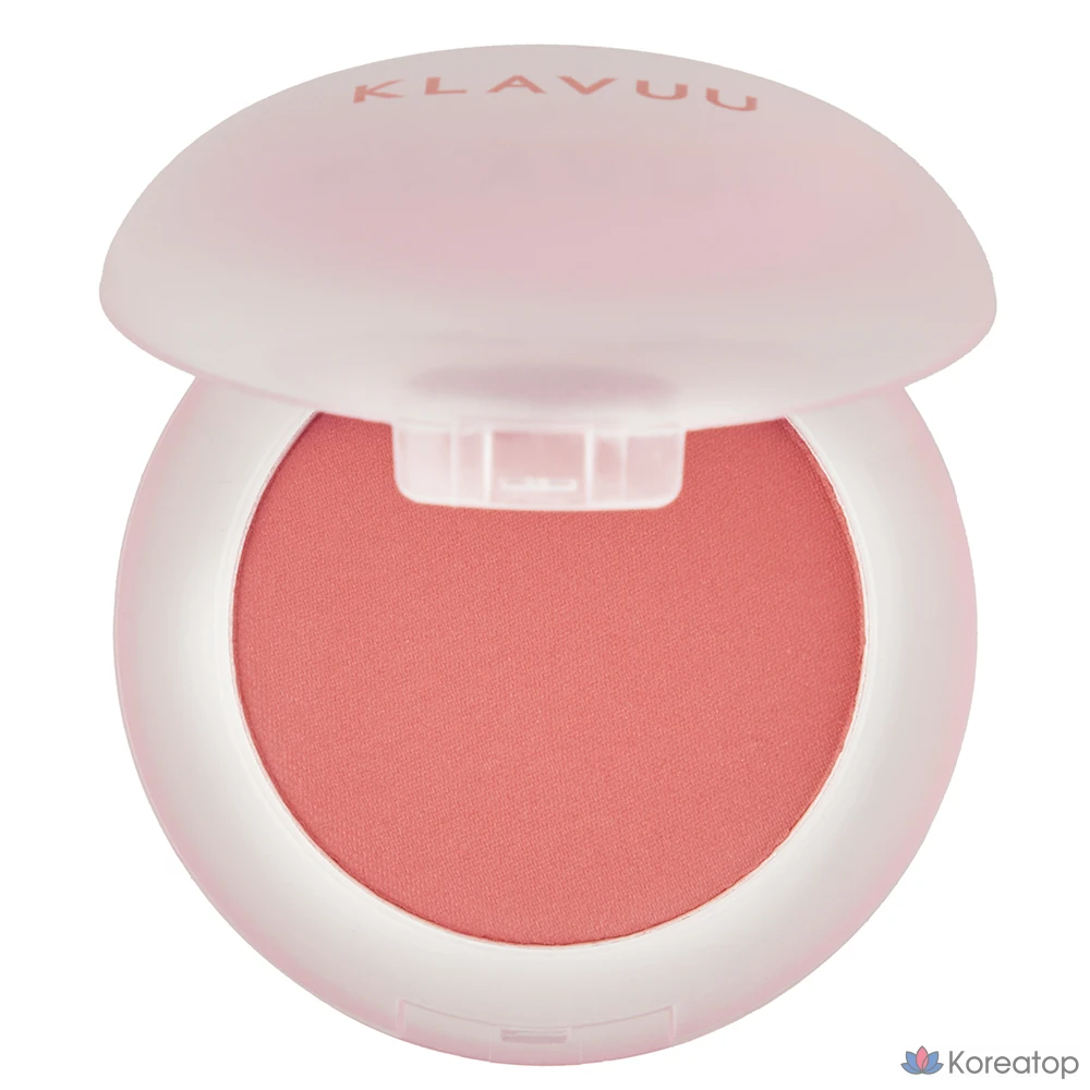 Пудровые румяна Klavuu Urban Pearlsation Natural Powder Blusher, оттенок 7 Sunset Brick, 4.5 г, 1 шт.