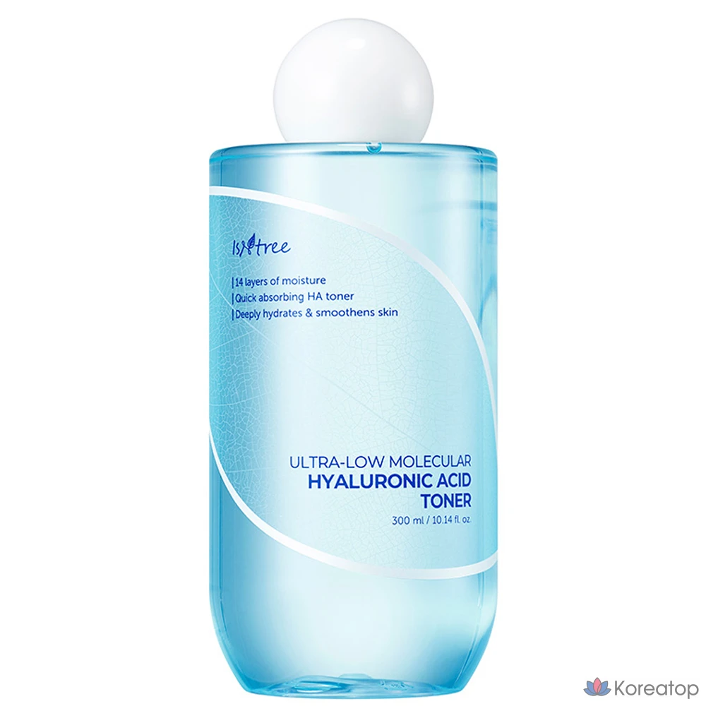 Тонер IsNtree Ultra-Low Molecular Hyaluronic Acid Toner, 300 мл, 1 шт.