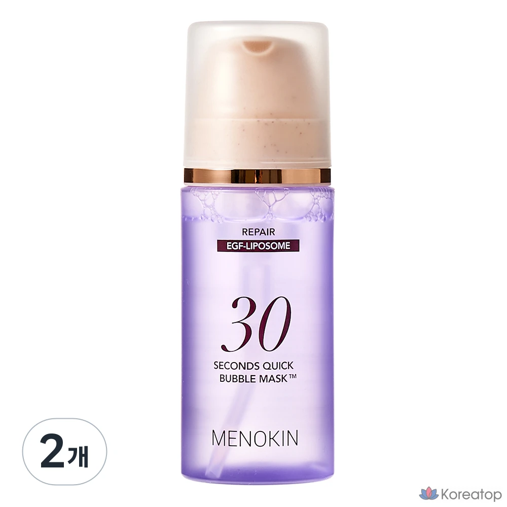 Тканевая маска для лица MENOKIN 30 Seconds Quick Bubble Mask Repair, 95 мл, 2 шт.