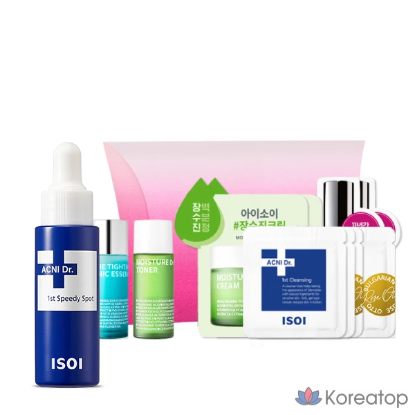 Набор для ухода Isoi Acne Doctor 1st Emergency Spot + 6-piece Trial Kit, 1 шт.
