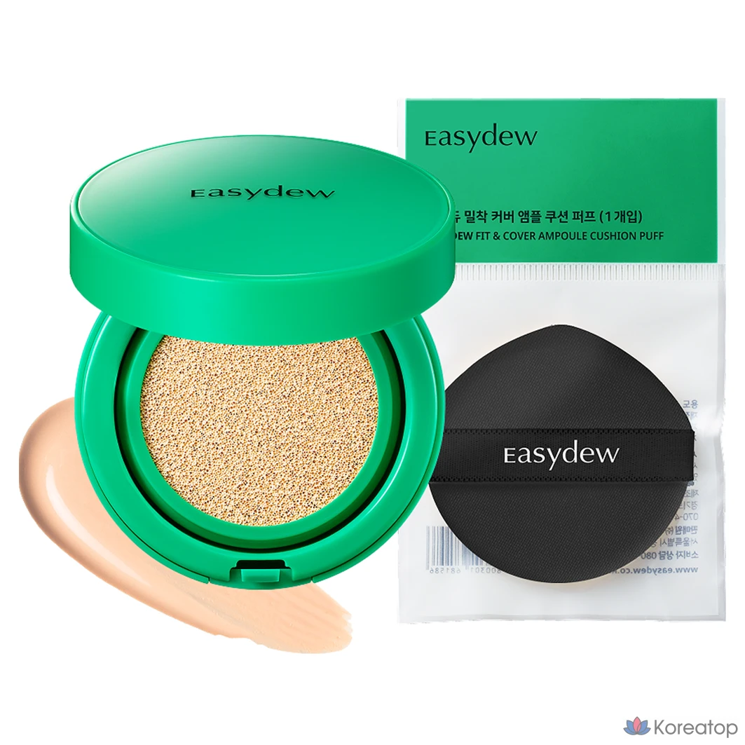 Тональный кушон Easydew Melavitoning Ampoule Cushion Puff, оттенок 19 Fair, 13 г, 1 шт.