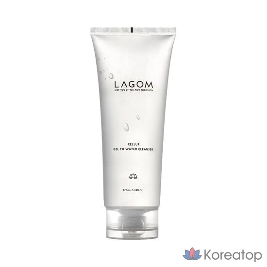 Гель для умывания LAGOM Cellup Gel To Water Cleanser, 170 мл, 1 шт.