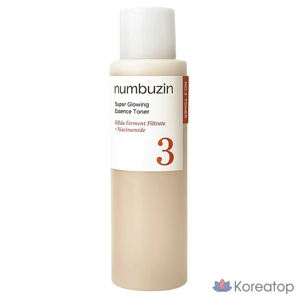 Тонер Numbuzin No.3 Glowing Essence Toner, 200 мл, 1 шт.