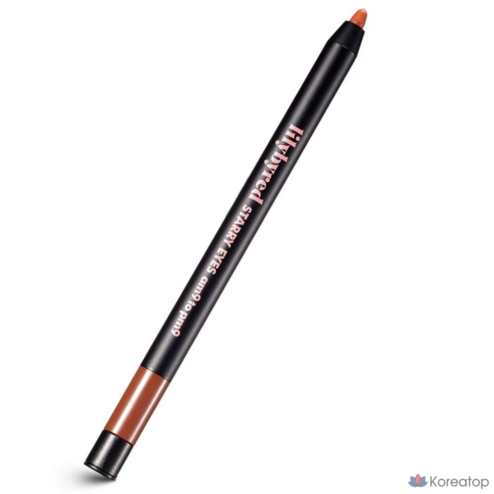 Гелевый лайнер для глаз Lilybyred Stareyes 9to9, оттенок Walnut Brown, 0.5 г, 1 шт.