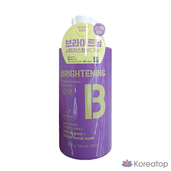Гель для душа Happy Bath Peel So Good Brightening, аромат Citrus, 500 г, 1 шт.