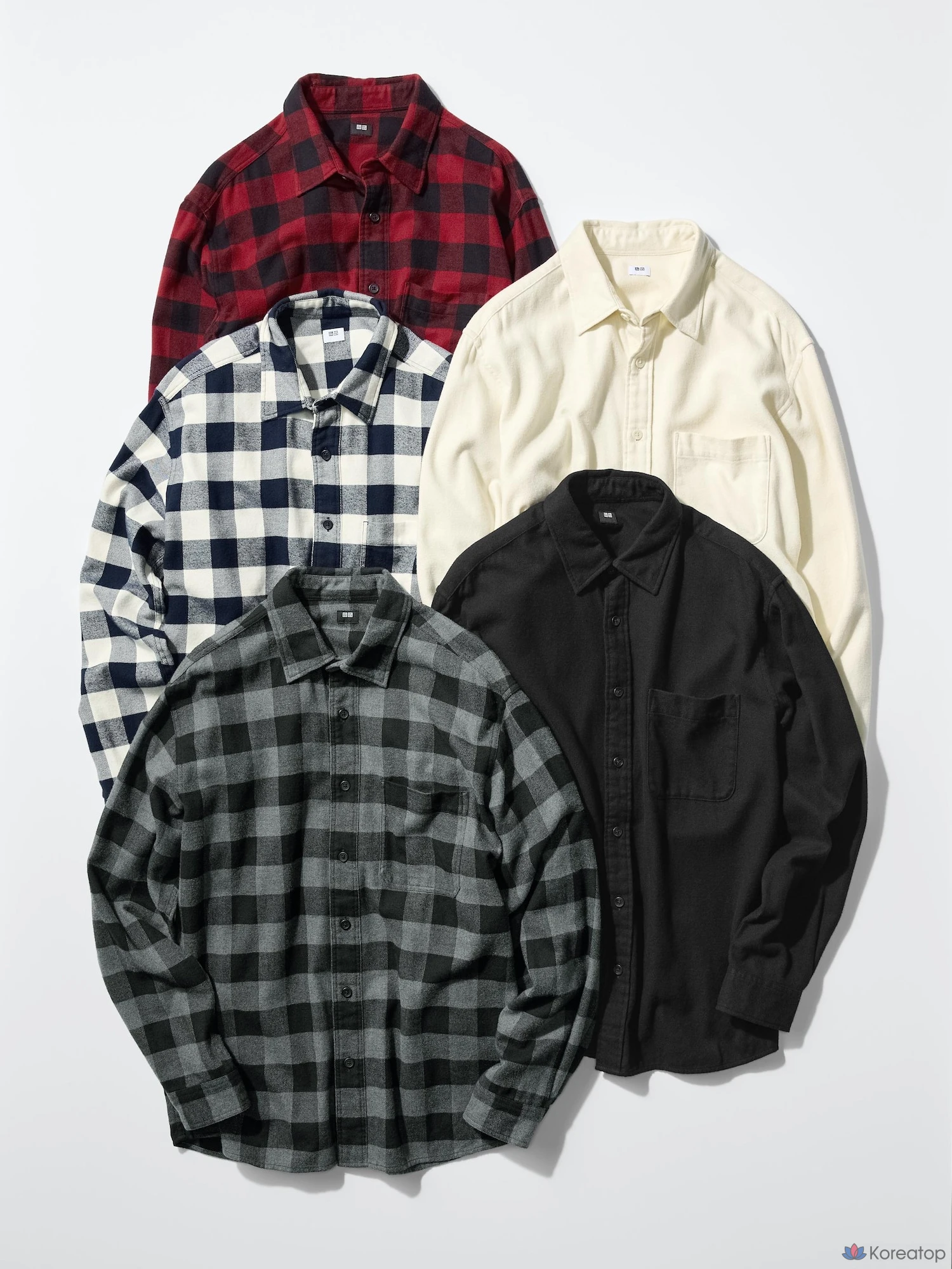 Фланелевая рубашка Uniqlo Block Check, фото 2