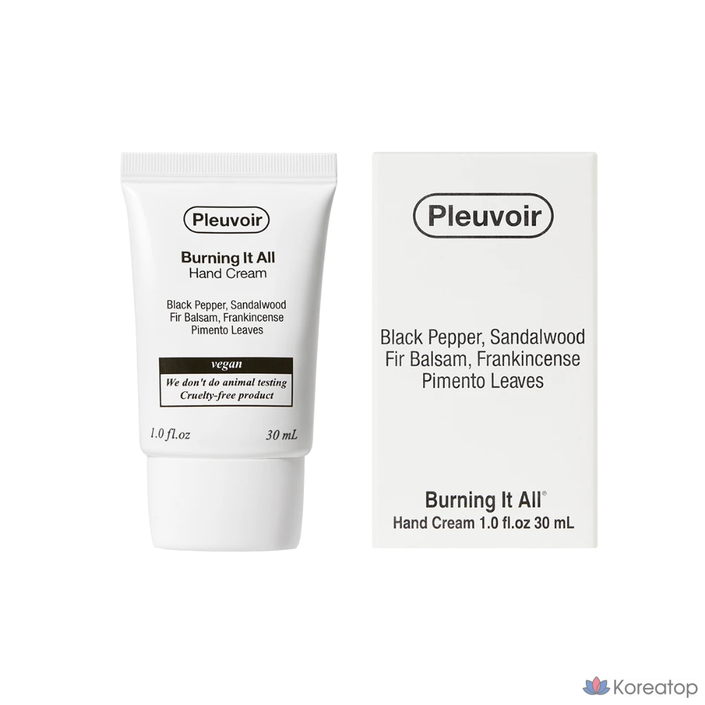 Крем для рук Pleuvoir The White Collection Hand Cream Burning It All, 30 г, 1 шт.