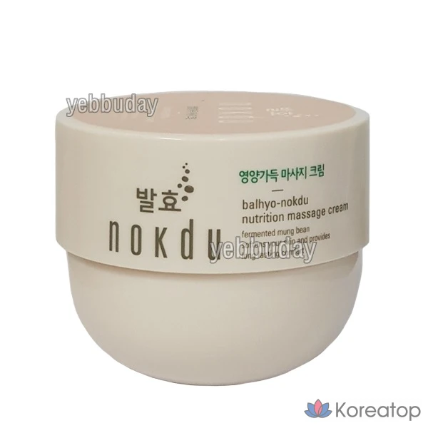Массажный крем Coreana Fermented Mung Bean Nutrition Massage Cream, 300 мл, 1 шт.